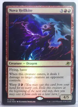 Nova Hellkite [New, Near Mint] *Foil* {Edge of Eternities} - Image 1