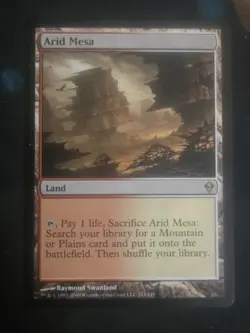 Arid Mesa Zendikar Card 211/249 Regular Rare - Image 1