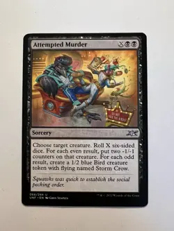 Attempted Murder - MTG Unfinity - NM - Image 1