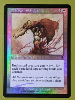 FOIL Strength of Unity x1 Invasion 1x Magic the Gathering MTG - Image 1