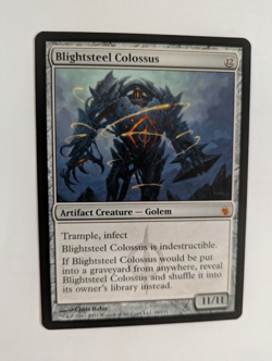 Blightsteel Colossus Mirrodin Besieged MTG NM Free shipping with tracking - Image 1