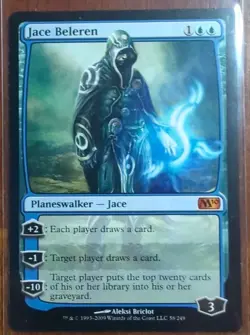 MTG Jace Beleren Core Set 2010 M10 Modern Magic the Gathering Card NM - Image 1