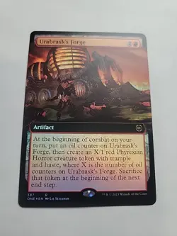MTG - Urabrask's Forge (Extended Art) ONE Foil Rare #387 - Image 1