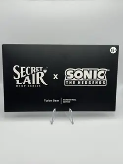 MTG Secret Lair x Sonic: TURBO GEAR Foil Edition SEALED - IN HAND - Image 1