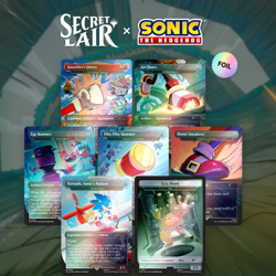 MTG Secret Lair x Sonic: TURBO GEAR Foil Edition SEALED - IN HAND - Image 2
