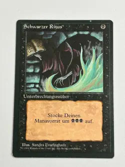 Dark Ritual (Schwarzer Ritus) - German Revised Ed. FBB 1994 - MTG card [NM] - Image 1