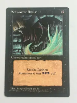 Dark Ritual (Schwarzer Ritus) - German Revised Ed. FBB 1994 - MTG card [NM] - Image 1