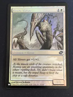 1x Foil Sinew Sliver Mystery Booster / The List LP MTG Magic x1 MKE - Image 1