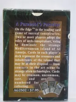 ON THE EDGE Trading Card Game Unlimited Edition Starter Deck 1994 NEW - Image 2