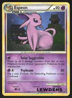 Espeon - 2/90 - Cosmos Holo Rare - Undaunted - Pokemon Card - SWIRL - Image 1