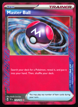 Master Ball 153/162 Temporal Forces Ace Spec Rare Near Mint Pokemon Card - Image 1