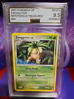 Exeggutor 24/123 Mysterious Treasures Pokemon Card TCG AGS 9.5 MINT+ FS - Image 1