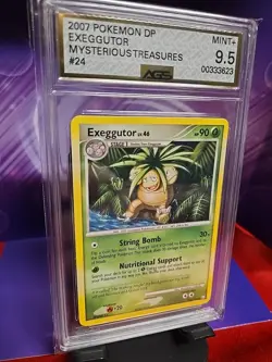 Exeggutor 24/123 Mysterious Treasures Pokemon Card TCG AGS 9.5 MINT+ FS - Image 2