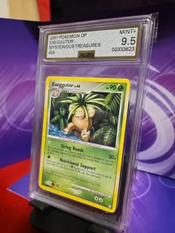 Exeggutor 24/123 Mysterious Treasures Pokemon Card TCG AGS 9.5 MINT+ FS - Image 3