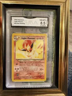 GMA 8.5 Light Flareon 2002 Neo Destiny 46/105 Pokemon Card psa - Image 1
