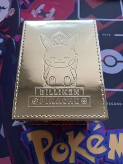 Pikachu Billiken Pokemon Center Osaka Card Deck Case Vintage Nintendo Japanese - Image 2