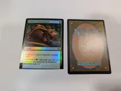Magic The Gathering Miscut Misprint Short Card Chatter Of The Squirrel Foil MTG - Image 2