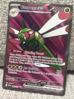 Yanmega EX Full Art 206/182 Destined Rivals Pokemon TCG Card - Image 1