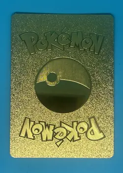 Pokemon Gold Foil Fan Art Card CHARIZARD V Wild Flames - Image 2