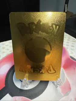 pokemon card the undefeatable red Hp 9990 Gold Card Fan Art display card💥💥💥 - Image 2