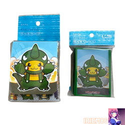 Pikachu Kaiju Mania Pokemon Card Deck Shield & Casae Vintage Nintendo Japanese - Image 1