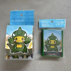 Pikachu Kaiju Mania Pokemon Card Deck Shield & Casae Vintage Nintendo Japanese - Image 2