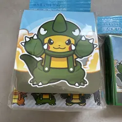 Pikachu Kaiju Mania Pokemon Card Deck Shield & Casae Vintage Nintendo Japanese - Image 3