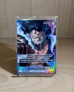 One Piece TCG English Monkey D. Luffy OP11-040 Alternate Art Leader Card - Image 1