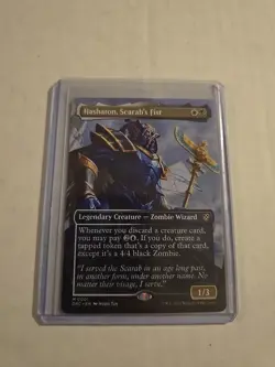 Hashaton, Scarab's Fist (Borderless) Commander: Aetherdrift Regular MTG NM - Image 1
