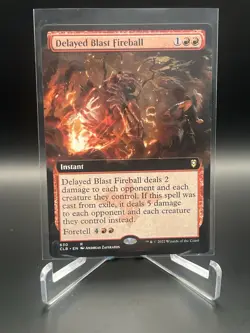 MTG Delayed Blast Fireball (Extended Art) Commander Legends #630 NM - Image 1