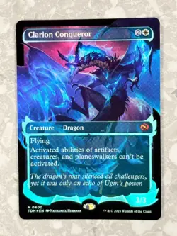 Clarion Conqueror (Showcase) FOIL 400 English MTG Tarkir TDM NM X1 - Image 1