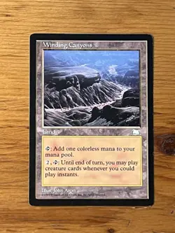 MTG - Magic the Gathering - Winding Canyons - Weatherlight - Image 1