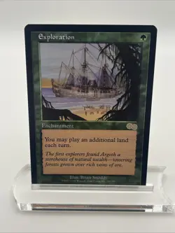 MTG URZA'S SAGA: 1x NM Exploration Magic the Gathering Card Play Additional Land - Image 1