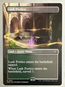 MTG / Lush Portico / MKM / #0327 / Regular (Borderless) / Rare / NM - Image 1