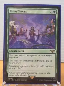 MTG Elven Chorus #160 - Lord of the Rings - Image 1