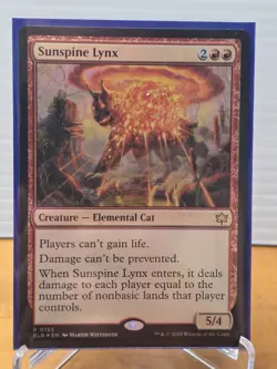 MTG Sunspine Lynx #155 Bloomburrow Foil - Image 1