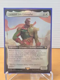 General Leo Cristophe Foil Extended #135 Final Fantasy Commander MTG - Image 1