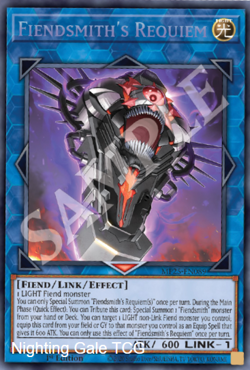 Yugioh! Mega Tins 2025 PREORDER 1x PScR Fiendsmith's Requiem - Image 1