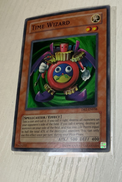 Yugioh Vintage TCG Time Wizard - DB2-EN038 - Super Rare - Unlimited Edition - Image 2