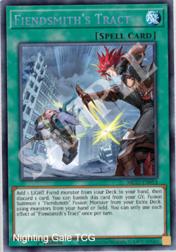 Yugioh! Mega Tins 2025 PREORDER 1x PScR Fiendsmith's Tract - Image 1