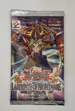 (701069) Yugioh Labyrinth of Nightmare 1st Edition - Sealed Booster Pack - Image 4