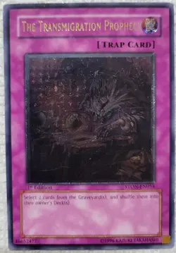 Yugioh The Transmigration Prophecy STON-EN054 Ultimate Rare 1st Edition MP - Image 1