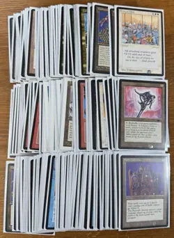 Lot Of 161 VTG 1990s Magic The Gathering MTG Rare & Useful Cards NM/LP Early Set - Image 1