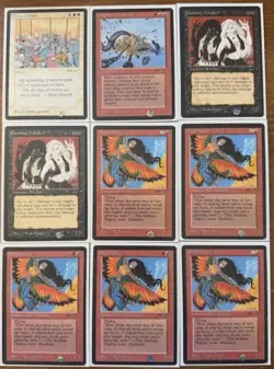 Lot Of 161 VTG 1990s Magic The Gathering MTG Rare & Useful Cards NM/LP Early Set - Image 2