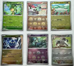 🔮🔥 Pokemon Black Bolt POKEBALL Reverse Holo Card Lot of 6 - No Dupes: ENGLISH - Image 1