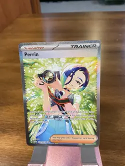 Pokemon Card Perrin 220/167 Twilight Masquerade Special Illustration Rare NM - Image 1