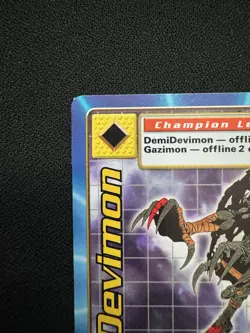 Devimon TB-06 Digimon Card 2000 Taco Bell Promo Vintage Rare NM Condition - Image 3