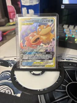 Pokemon TCG Slowpoke & Psyduck GX Unified Minds Tag Team Ultra Rare Card 35/236 - Image 1