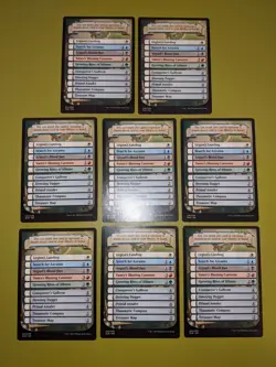 8 Double Faced Checklist Card Token Ixalan MTG Magic the Gathering 8 - Image 1