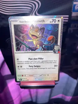 Team Rocket's Meowth (Cosmos Holo) 149/182 Miscellaneous Cards & Products Holo - Image 1
